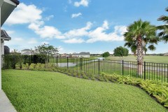 Back yard and golf course - Sherbrook Springs model home