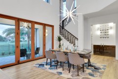 Dining area and staircase - Orlando luxury home by ABD Development