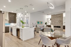 Kitchen and eating area - model home, Orlando
