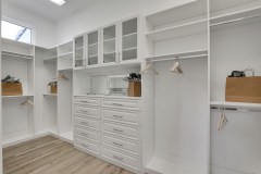 Master suite closet - luxury model home - Orlando, FL