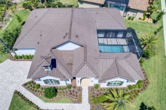 Aerial view of Courtyard model home - Palm Coast, FL
