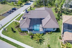 Back view of Courtyard model home - Palm Coast, FL