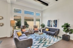 Family room - luxury model home - Palm Coast, Florida