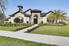 Front view of Courtyard model home - Palm Coast, FL