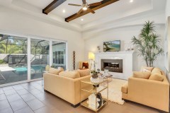 Living room - Courtyard model home - Palm Coast, Florida