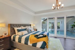 Master bedroom - luxury model home - Palm Coast, Florida