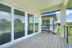 Balcony and Sliders