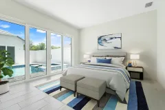 Master-Bedroom-with-view-of-Courtyard-and-Pool-Virtually-Staged