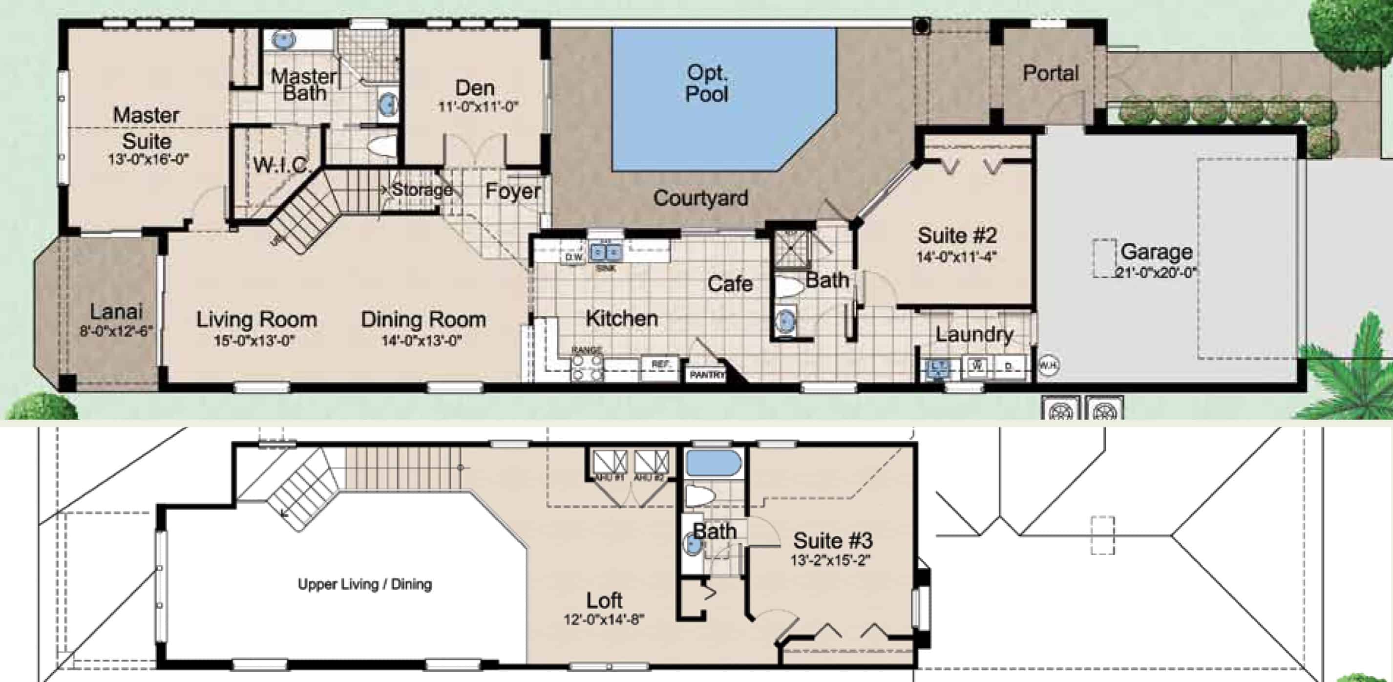 Courtyard II Cottage Orlando s Premier Custom Home Builder