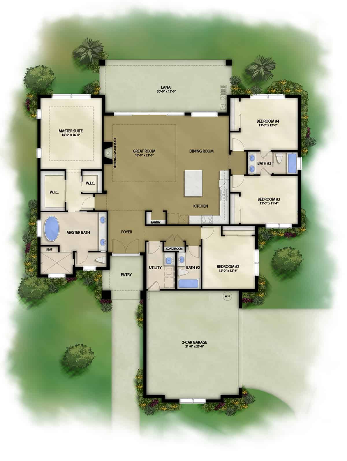 Sienna floor plan