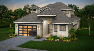 Courtyard 60 elevation rendering - new home in Orlando, Florida