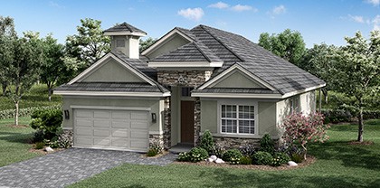 Courtyard 60 floor plan - new home in Orlando, Florida