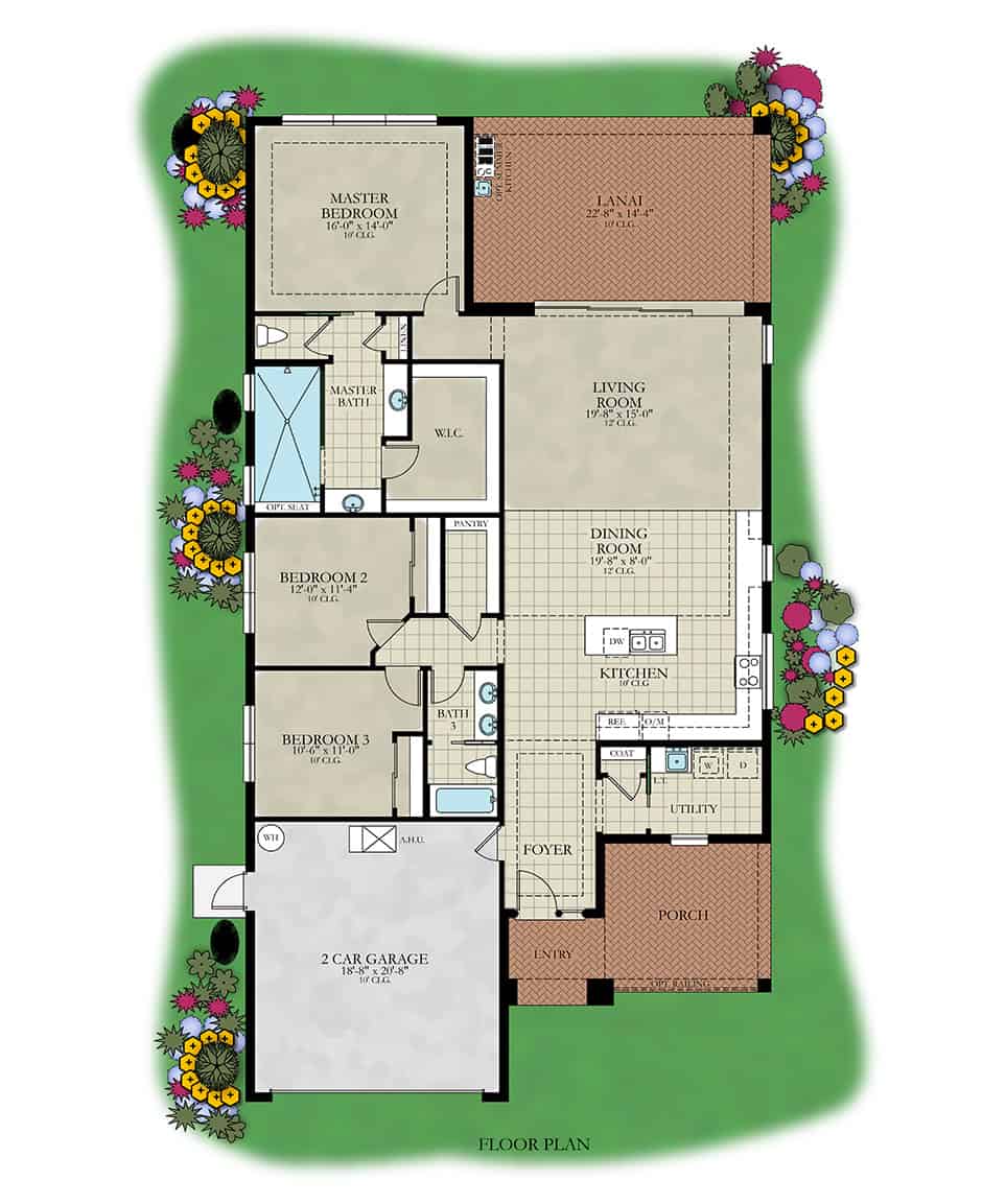 Marbella 3 BR foor plan