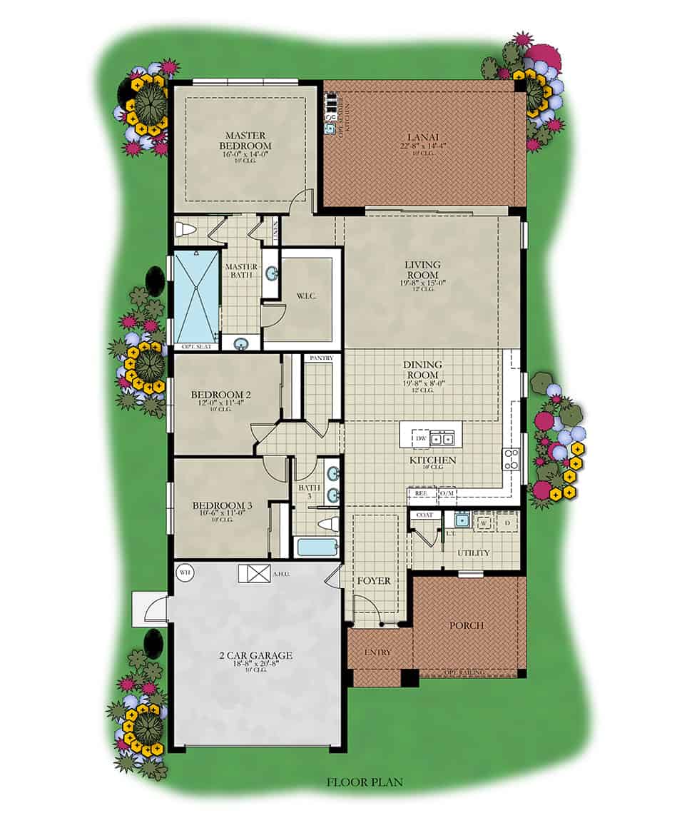 Marbella 3 BR foor plan