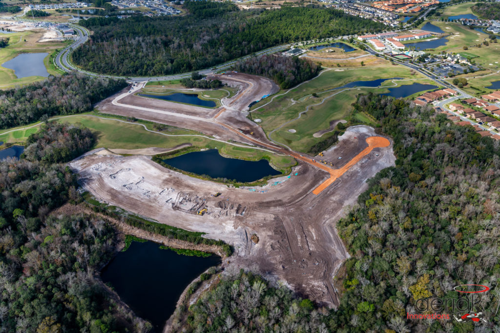 construction of providence golf club community by abd in orlando florida