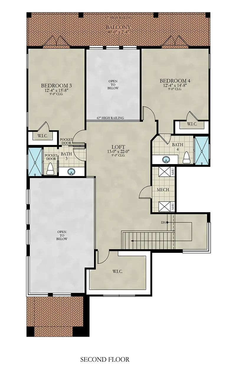 Aspen Estate Second Floor Plan