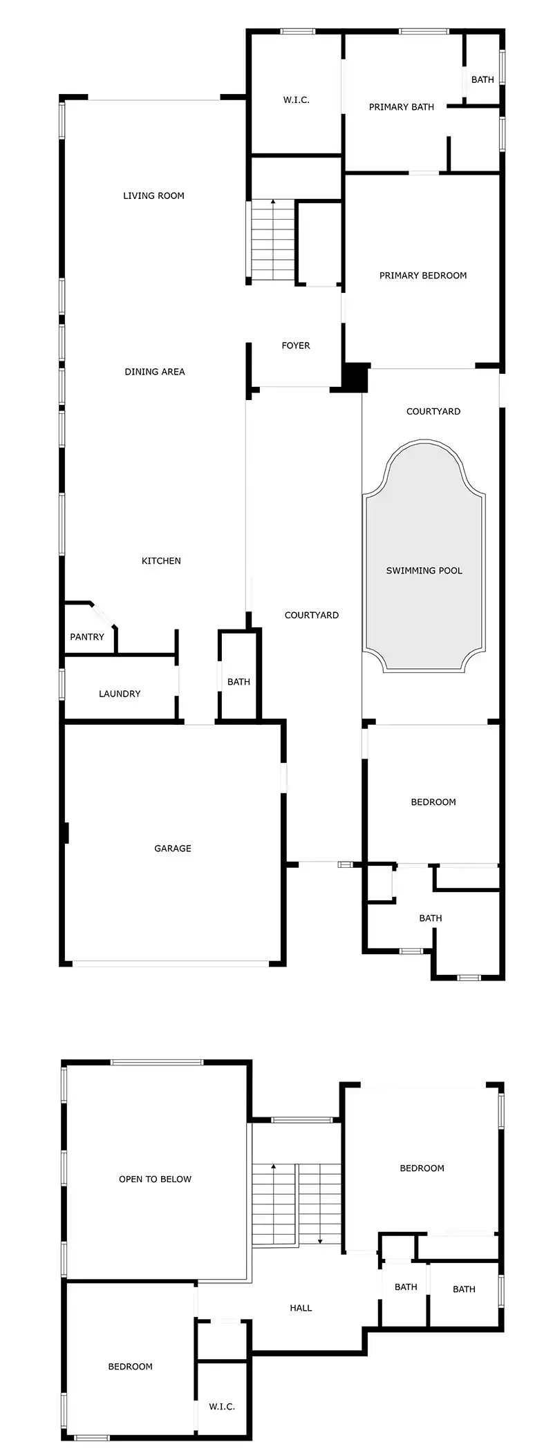 Lot 24 - Courtyard 50 - Floor Plan