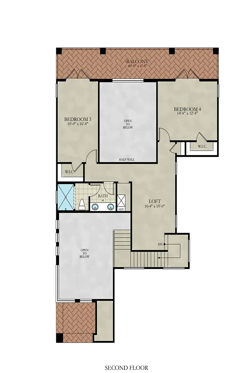 Aspen Executive 2nd Floor Plan